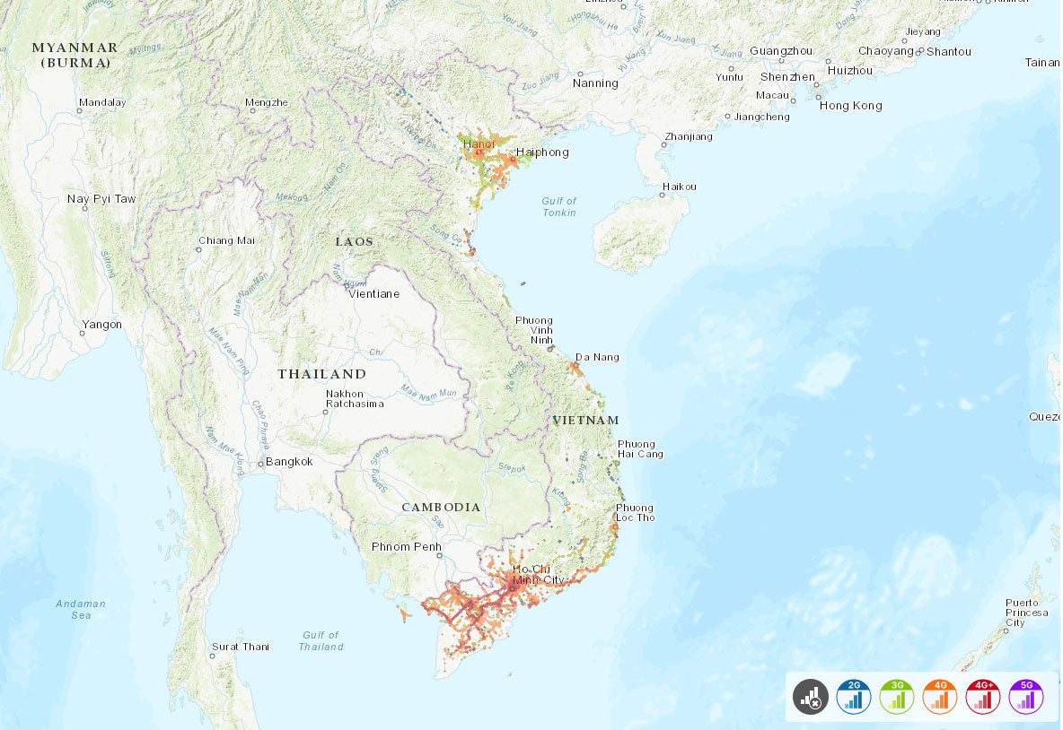 Vietnamobile Vietnam Signal Coverage