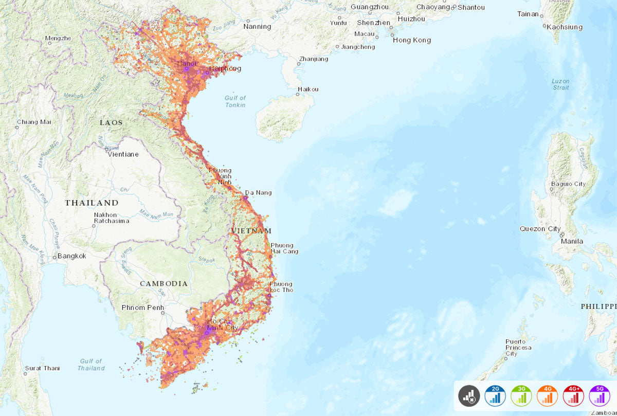 Vinaphone Vietnam Signal Coverage