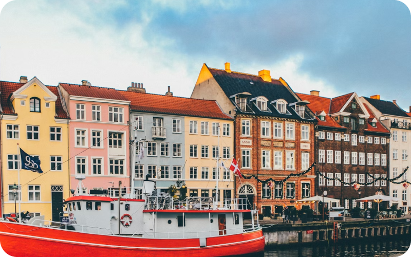 Denmark eSIM data plan for travel & business | microesim instant activation