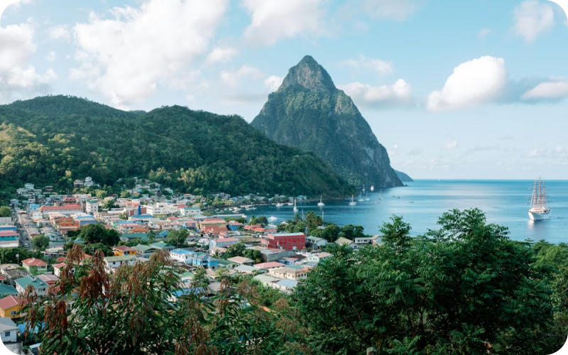 Saint Lucia eSIM data plan for travel & business | microesim instant activation